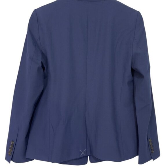 NWT Ann Taylor Cutaway Blazer in Bi-Stretch | Blue | Size 8 - Picture 8 of 9